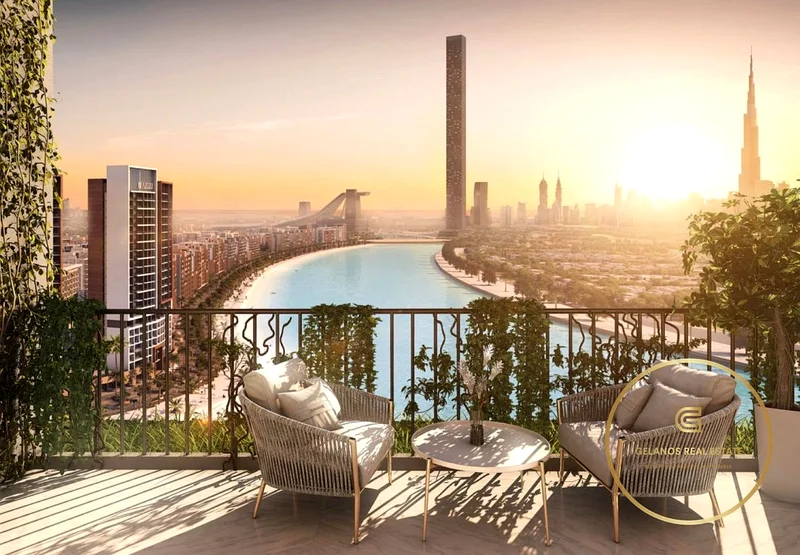 1BR | High Floor | Full Lagoon View | Riviera Reve, MBR City63976948088579113