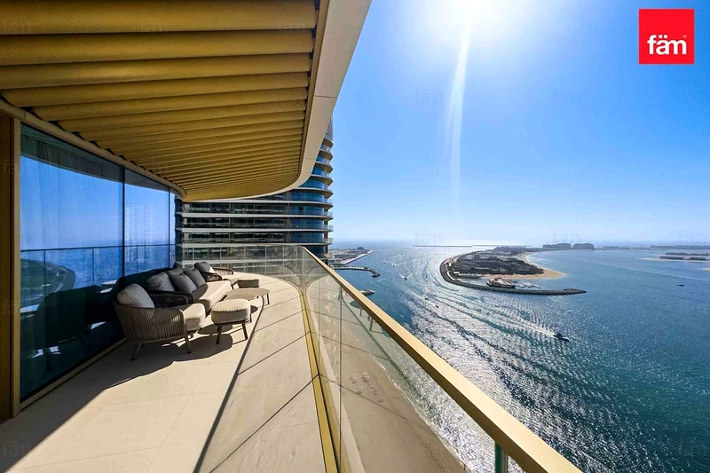 Full Palm Views | 3BR furnished | Private Beach63733404440321112