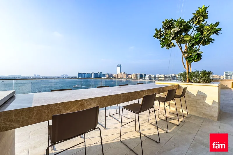Full Palm Views | 3BR furnished | Private Beach63733404440321111