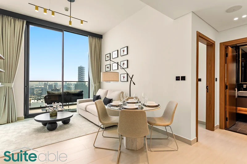 Chic 1-Bedroom Apartment in Binghatti House, JVC63835782539139112