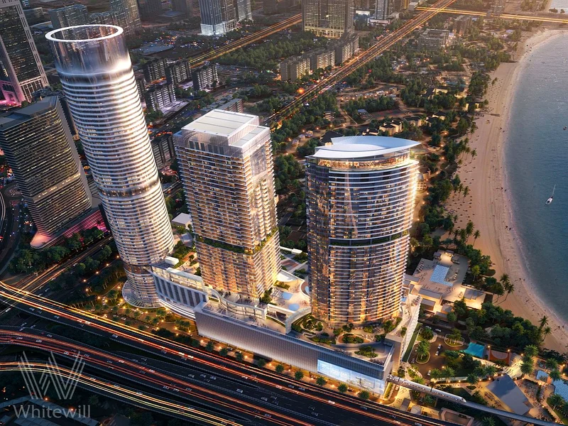 منظر لخط سقف دبي مارينا | طابق عالي | وحدة ركنية64008847169153111