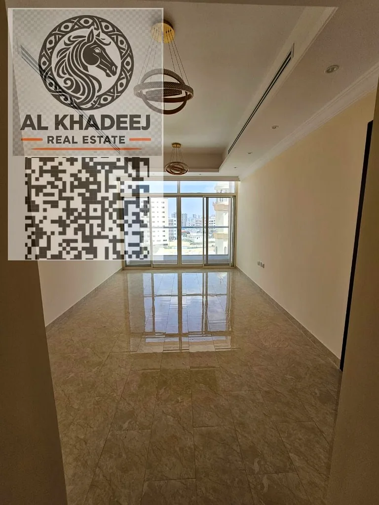 Two rooms and a hall, large area, with a free month and free parking, in the Rawda 2 area, Ajman. Easy access to Dubai and Sharjah.63723000796034110
