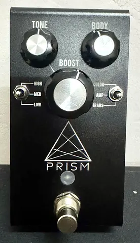 Jackson Audio Prism Black Pedal Buffer Boost, Preamp, Eq And Overdrive