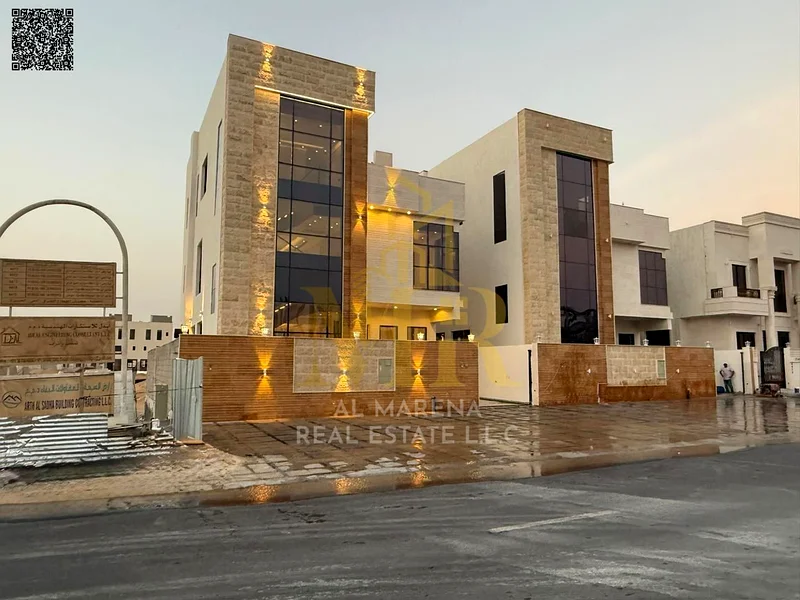 A villa with a price inclusive of registration and ownership fees on the main street, ready for occupancy in the most upscale areas of Ajman. Freehold63912253733890112