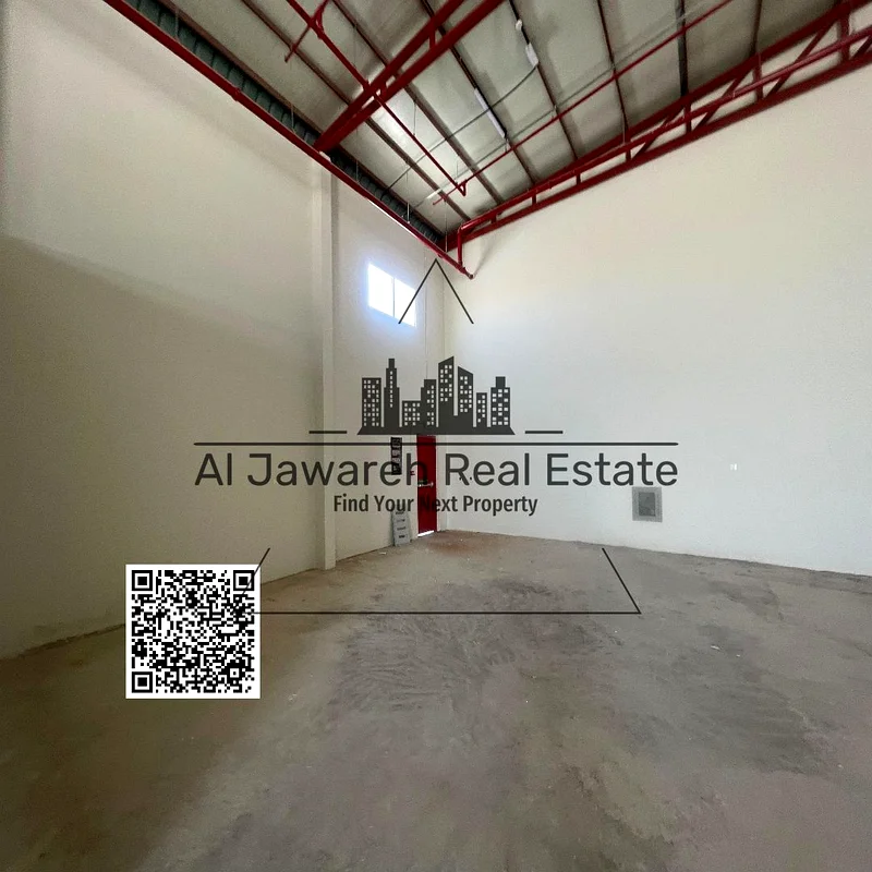 مستودع للإيجار، مساحة 3315 قدم مربع، كهرباء 25 كيلوواط، أي نشاط64060444608386113