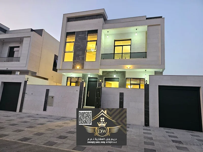 Modern Villa for sale in Al Bahia Ajman | Fully finished | 5 master bedrooms | Freehold for all nationalities63884499669634110