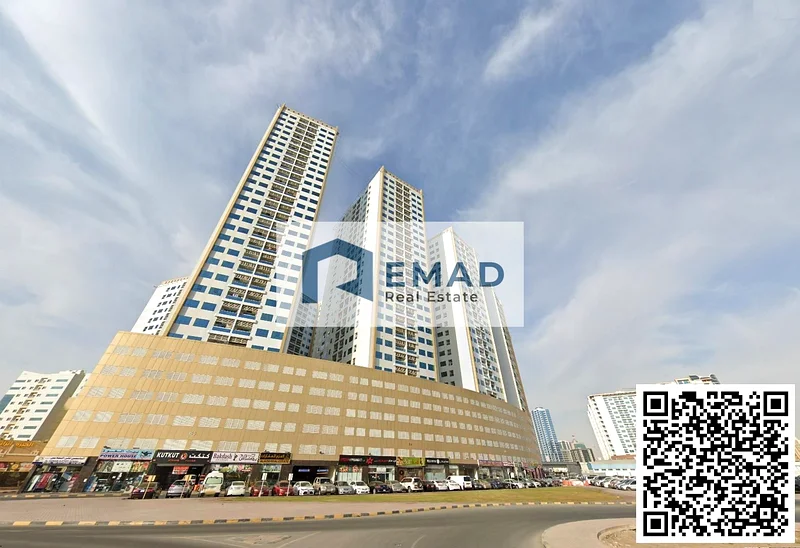 2 BHK Apartment for Rent With Parking | Ajman Pearl Towers63811299352707110