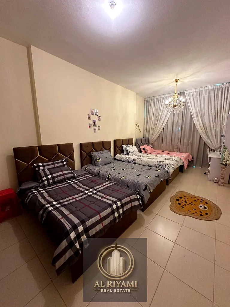 فرصة استثمارية كبيرة، شقة مفروشة من غرفتين نوم متوفرة في أبراج عجمان وان.63889479610882114