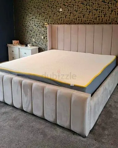 Luxurious King-Size Upholstered Bed for Ultimate Comfort