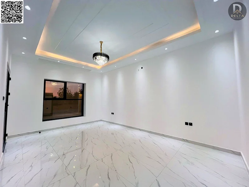 For sale - Luxury villa in Al Helio 2 - Ajman | Two floors + roof | 6 master bedrooms | Majlis and hall | Modern kitchen | Maid's room and laundry roo63912154681730114