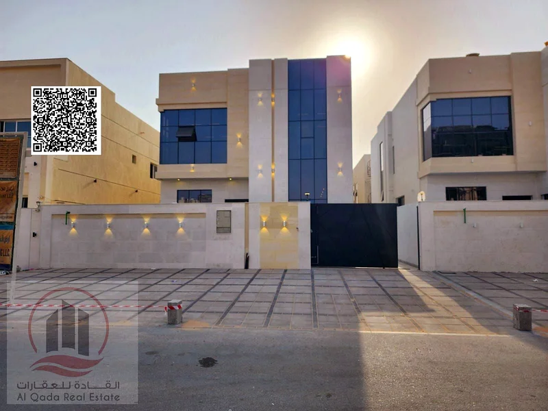 Villa for sale in Al Helio 2, Ajman.including registration fees. The villa has a swimming pool (5 master bedrooms, a large living room, a laundry room63912253725185110