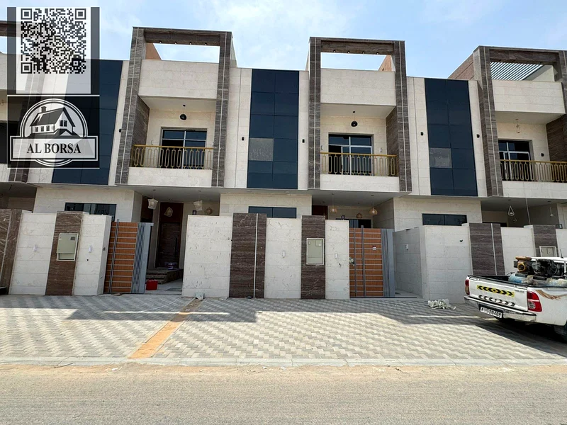 🏡 للبيع، تاون هاوس في الهيليو 2، عجمان، 4 غرف نوم رئيسية، وغرفة خادمة، ومجلس، وقاعة، بسعر جذاب يشمل التسجيل63912467175297112