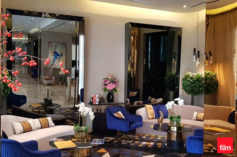 مؤثث I طابق عالي I إطلالة على برج خليفة63792360005507111