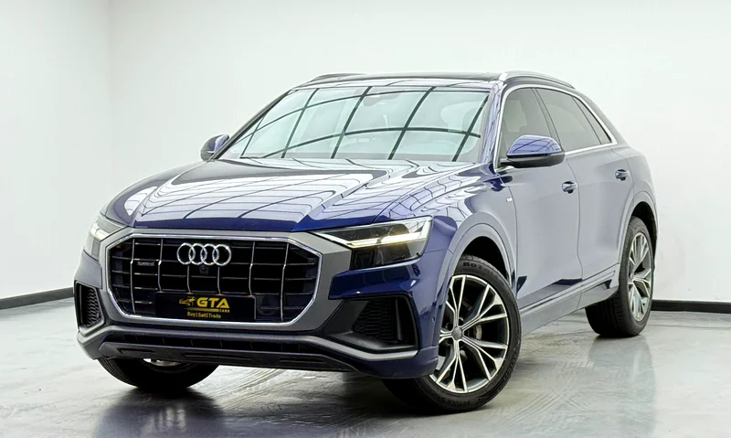2019 Audi Q8 55TFSI Quattro S-line, 1 Year Unlimited Km Warranty, Audi Full Service History, GCC63700661803267110