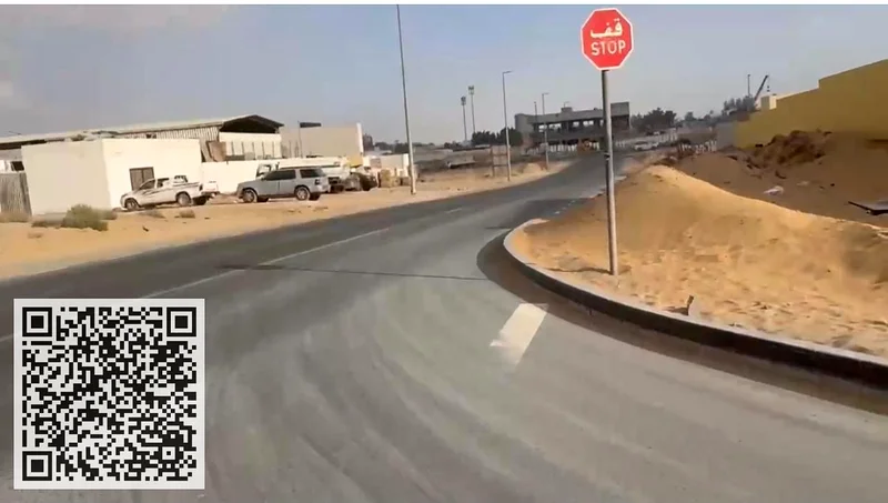 For rent walled land in  Sajaa area  Sharjah  Prime location   corner \ main Street64057583443970114