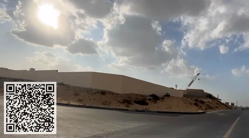 For rent walled land in  Sajaa area  Sharjah  Prime location   corner \ main Street64057583443970110