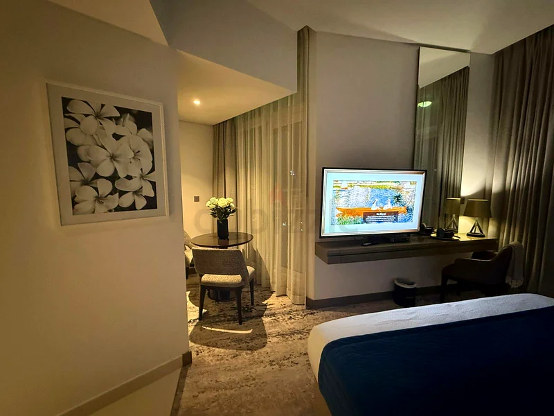 12 شيكًا - بدون إيداع - استوديو فاخر بإطلالة على القناة وشرفة DAMAC Maison Prive – الأعمال63795178758785114