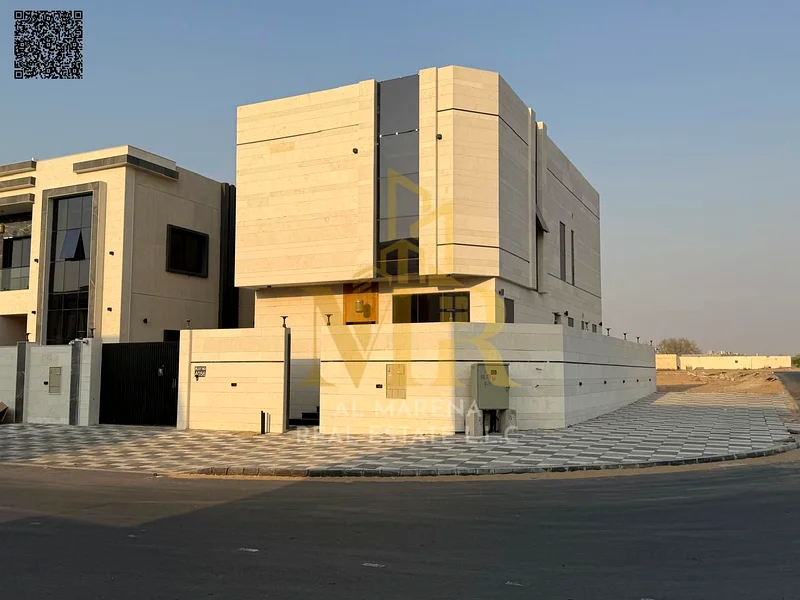 A villa with a price inclusive of registration and ownership fees on the main street, ready for occupancy in the most upscale areas of Ajman. Freehold63912253769729110
