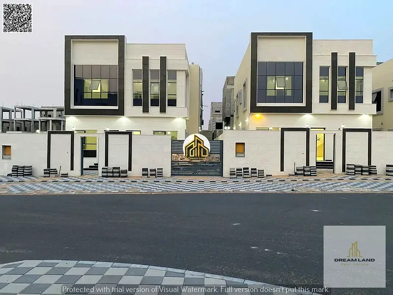 Villa for sale, including registration fees, two floors and a roof, close to the mosque, freehold for all nationalities, directly from the owner63912050517506111
