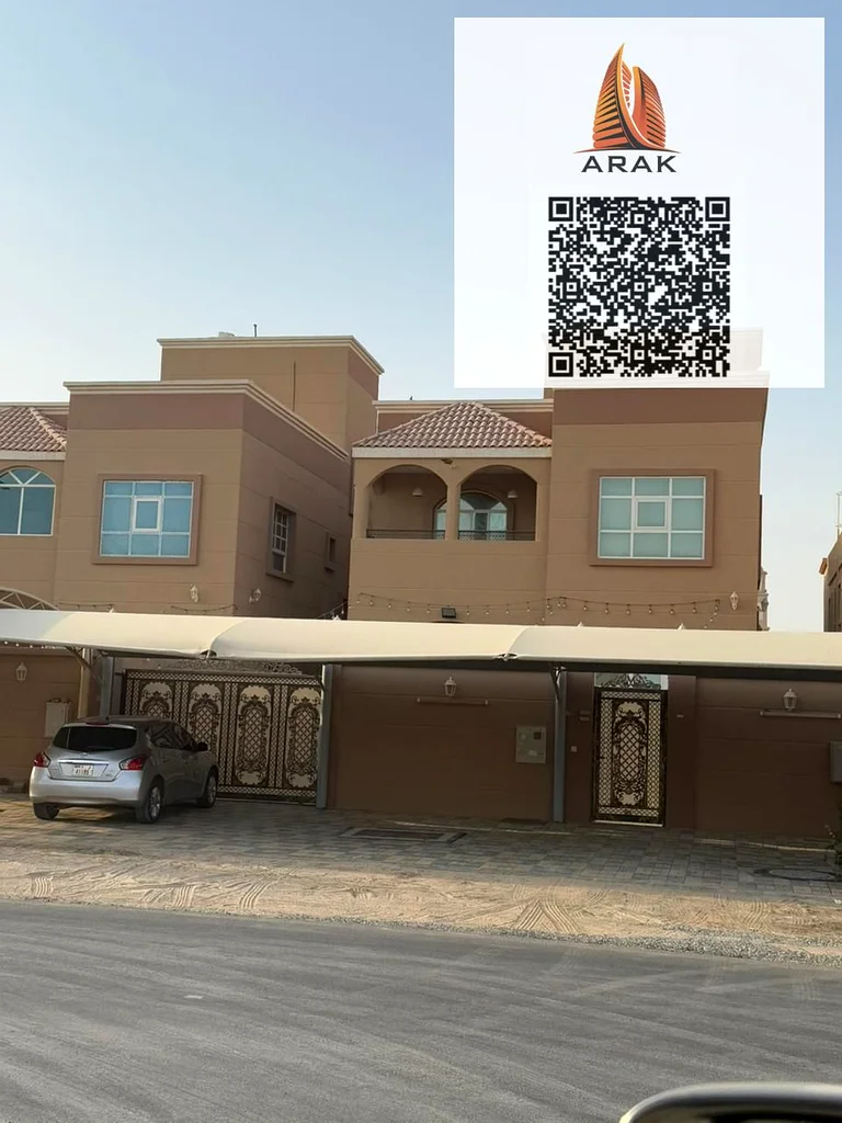 Villa for Sale – Residential Investment, Ajman  Plot Area: 5,000 sq.ft  Built-up Area: 4,500 sq.ft  Consists of: 5 Master Bedrooms + Maid’s Room + 2 L63869060520450112