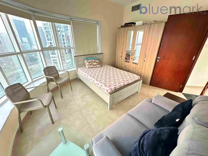 Investor Alert | Vacant | Furnished Studio converted to 1-Bed | Sea View | JLT63988907712129112