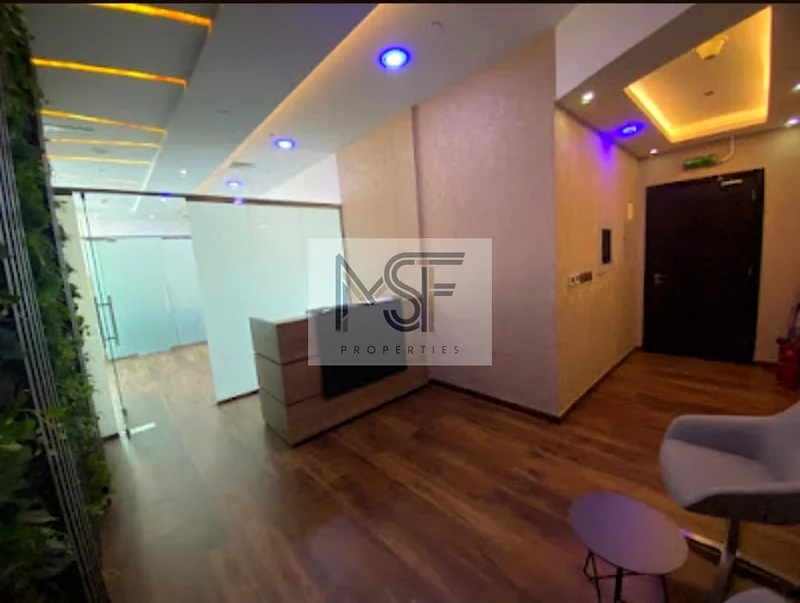 Fully Fitted || Near to Metro || with 1 Glass partition || Sami furnished office63816206936961111