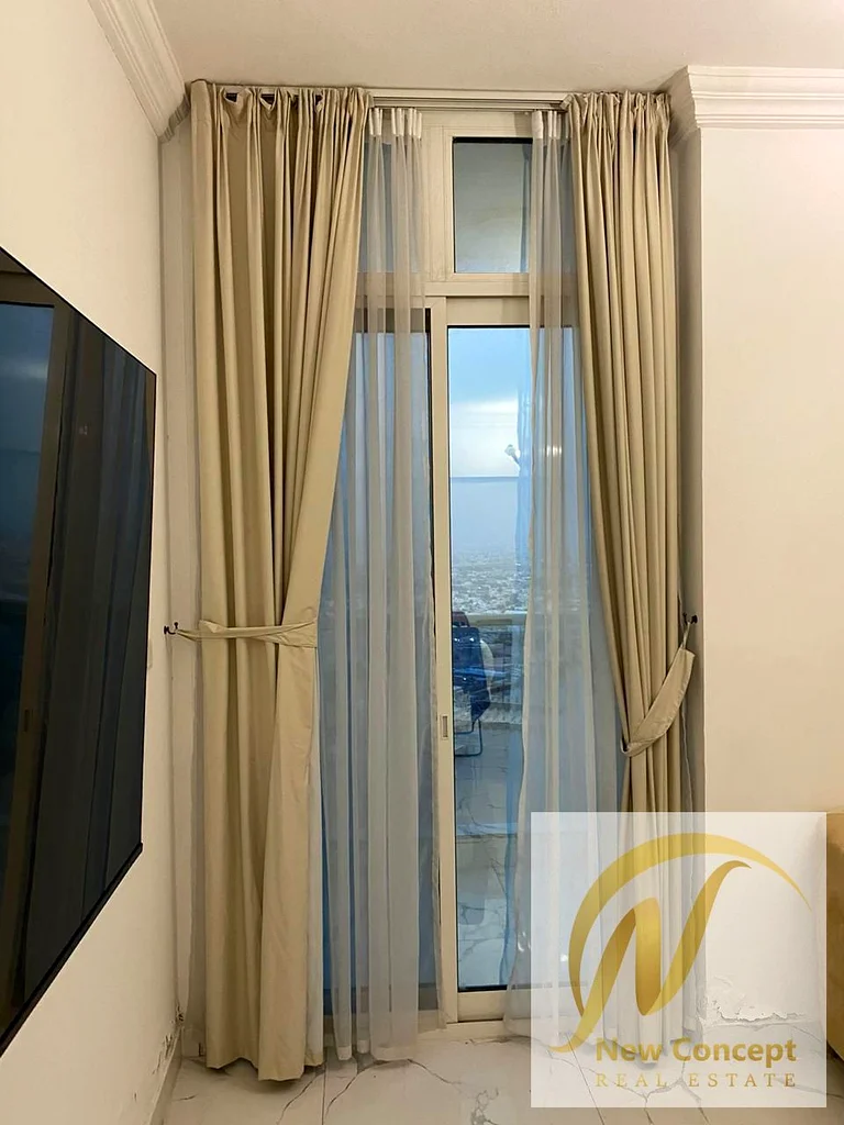 🏙️ للبيع: شقة مفروشة بالكامل بثلاث غرف نوم في برج الواحة 1 – عجمان63888159604993114