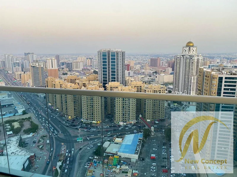 🏙️ للبيع: شقة مفروشة بالكامل بثلاث غرف نوم في برج الواحة 1 – عجمان63888159604993111