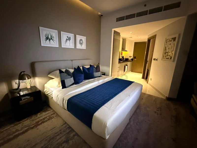 12 شيكًا - بدون إيداع - استوديو فاخر بإطلالة على القناة وشرفة DAMAC Maison Prive – الأعمال63795178758785110