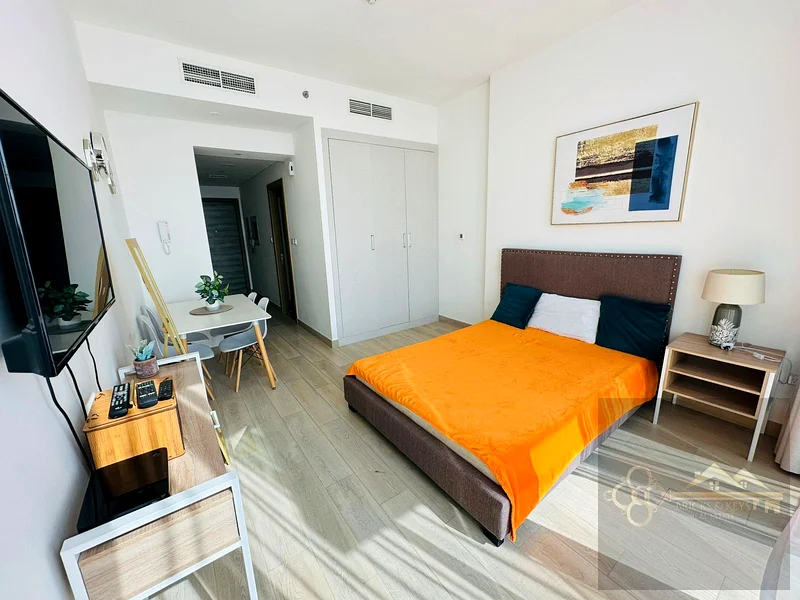 Luxury Studio | Contemporary Living | JVC & Pool View63780354328450111