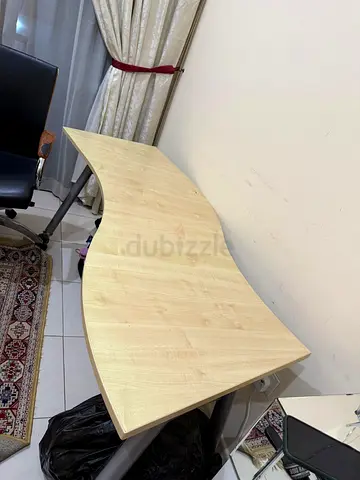 Wooden Office Desk (Light Wood Color)