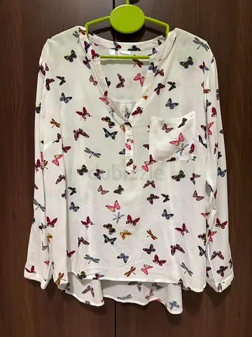 White Butterfly Top