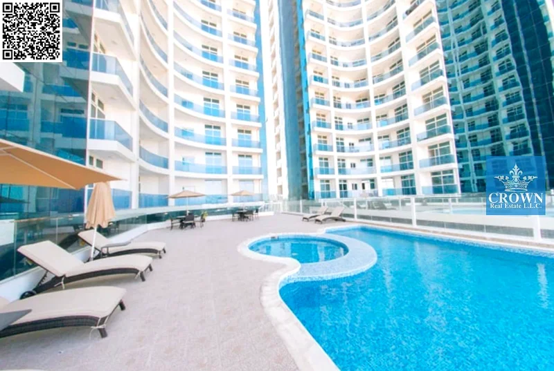 Sea View Fully Furnished | Modified 3 BHK to 2 BHK Luxury Flat for Sale in Oasis Tower, Ajman63888159624451113