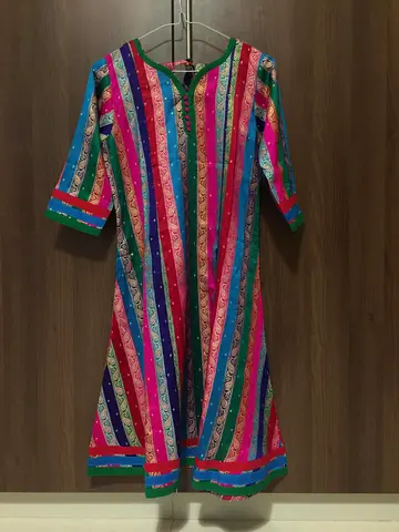 Multicoloured Desi Dress