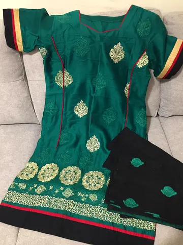 Green Salwar Kameez