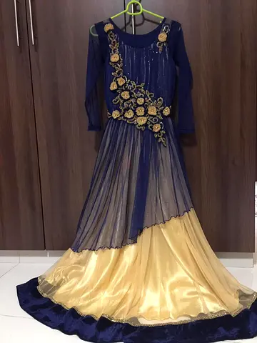 Navy Blue Gown- Eid dress/ Party dress