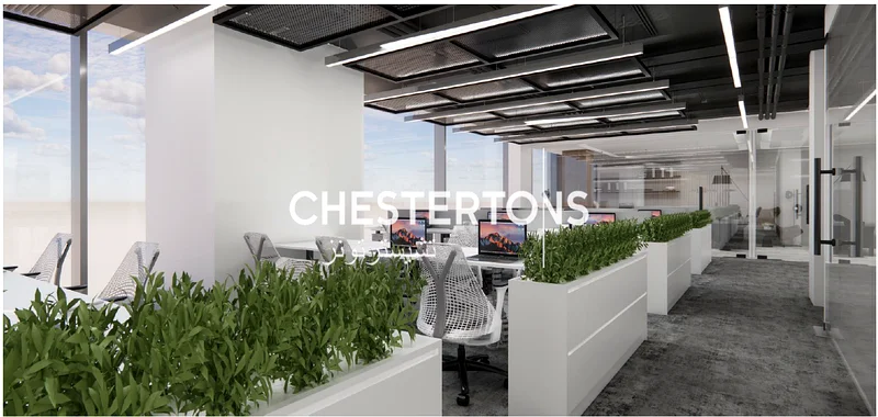 High quality fit-out and partitioned office64066910054657114