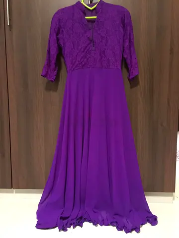 Purple Gown Dress