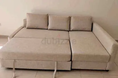 Ikea L Shape Sofa cum bed with big storage in L