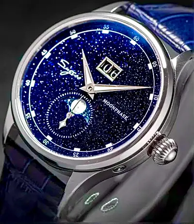 Sugess Moonphase date automatic men watch omega longines rado breitling lacoste seiko tom ford amiri