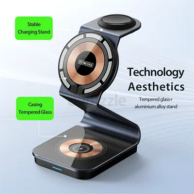 3-in-1 Wireless Fast Charging Station DUZZONA ( Fix price )