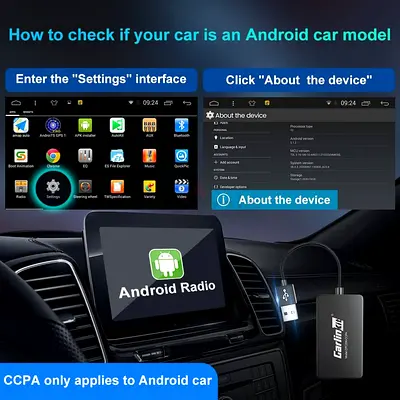 Carlinkit Wireless 3-in-1 Adapter for Android Car Radio