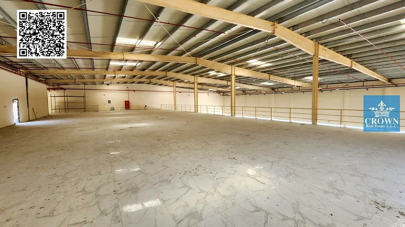🏢 Commercial Showroom with Mezzanine – For Rent in Al Jurf Industrial 3, Ajman 🏢64074559634433114