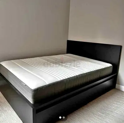 Malam queen size bed 180/200cm bed with 2 storage drawers underneath and Ikea mattress