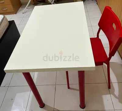 Study Table with Two Chairs