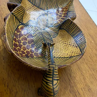 Unique Handcrafted Tribal Decorative Bowl
