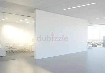 Gypsum partition office