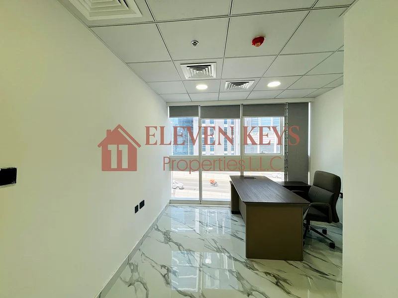 Furnished Offices | Multiple Options | Road View | Business Bay64069858106370113