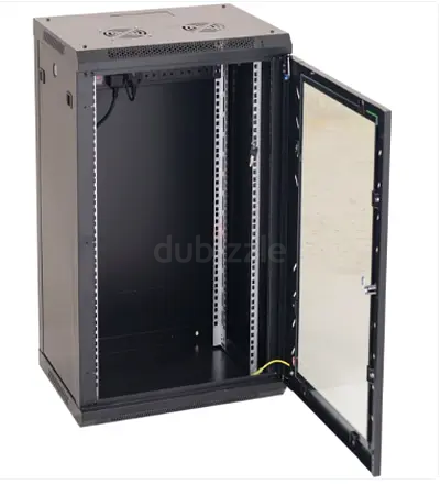 WALL CABINET 21U 600X600 WITH 2 FANS,