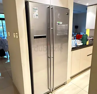 Samsung  side-by-side refrigerator Freestanding